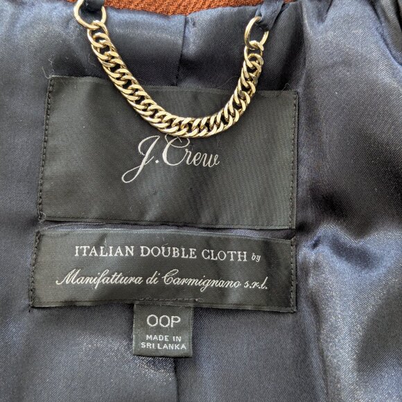 J.Crew lady day topcoat in Italian double-cloth wool blend, color Brown - Picture 5 of 7